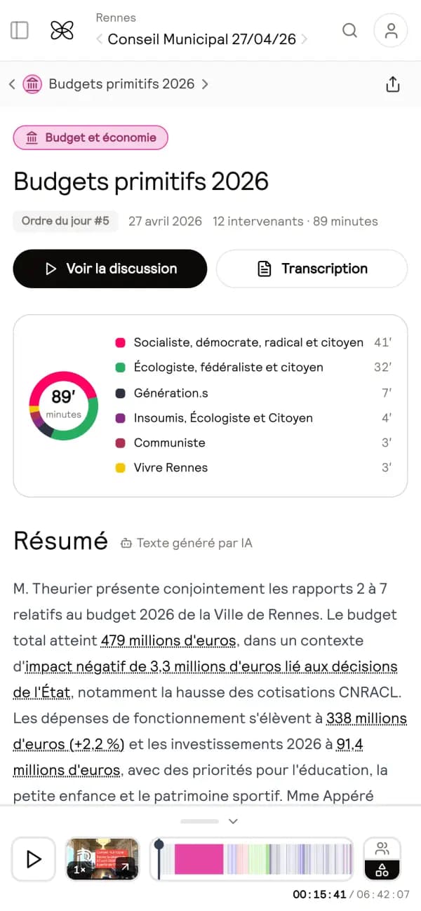 Sujets et résumés